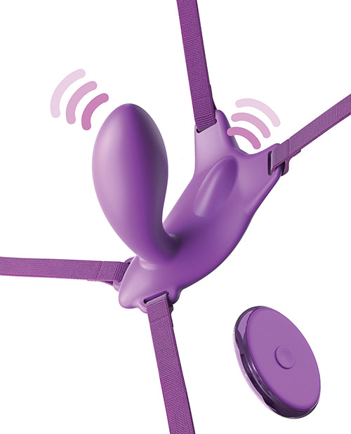 Fantasy For Her Ultimate G - Spot Butterfly Strap On - Purple