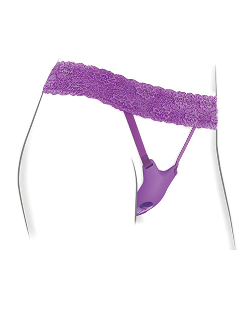 Fantasy For Her Ultimate G - Spot Butterfly Strap On - Purple