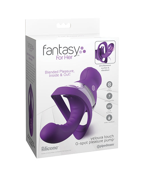 Fantasy For Her Veloura Touch G - Spot Pleasure Pump - Purple
