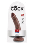 King Cock 7" Cock - Brown