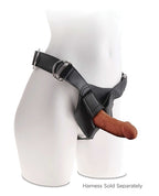 King Cock 6" Triple Density Cock - Brown