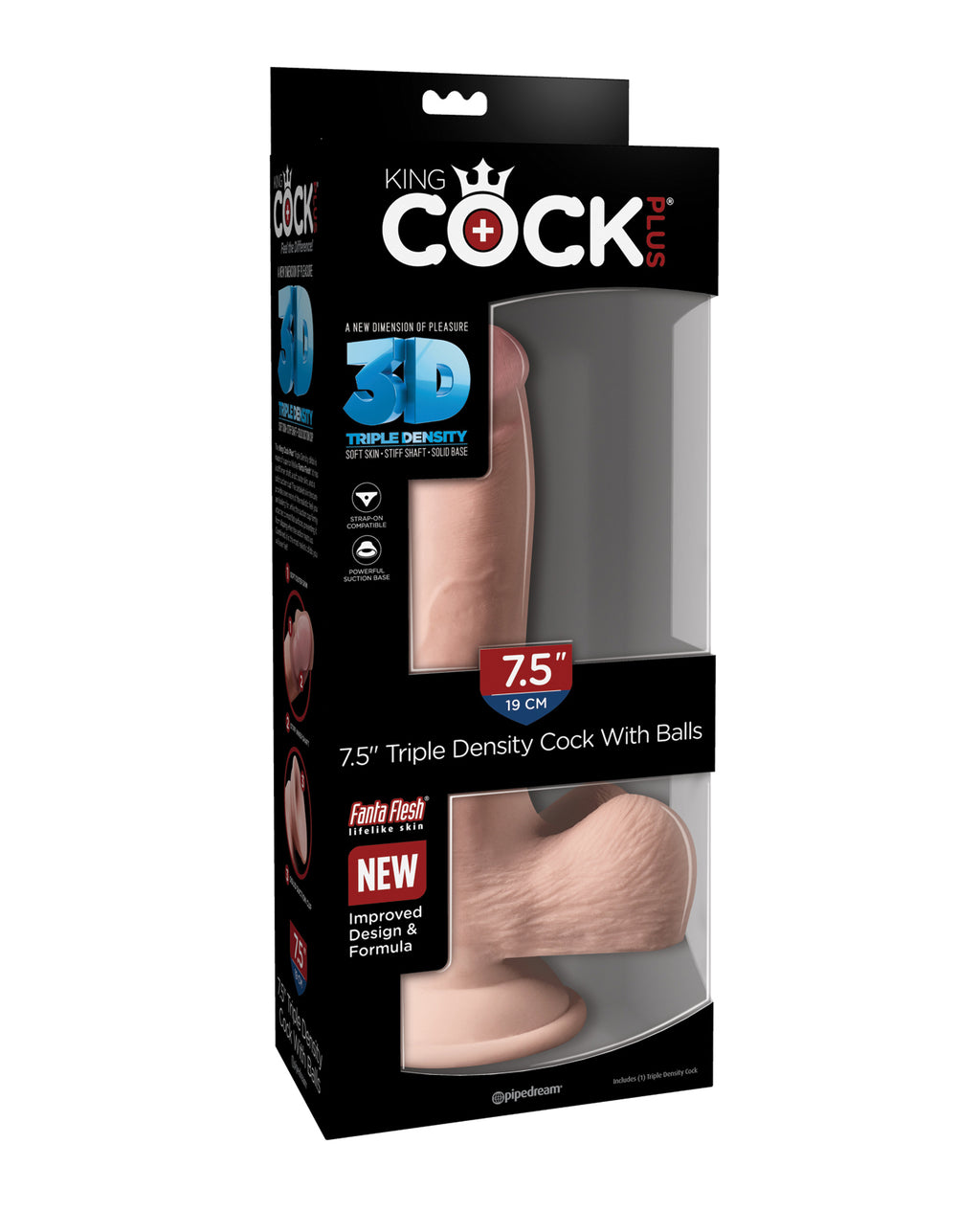 King Cock 7.5" Triple Density Cock w/Balls