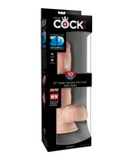 King Cock 10" Triple Density Fat Cock w/Balls