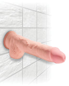 King Cock 10" Triple Density Fat Cock w/Balls