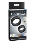 Fantasy C - Ringz Max Width Silicone Rings - Black