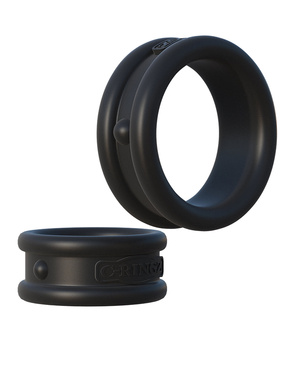 Fantasy C - Ringz Max Width Silicone Rings - Black