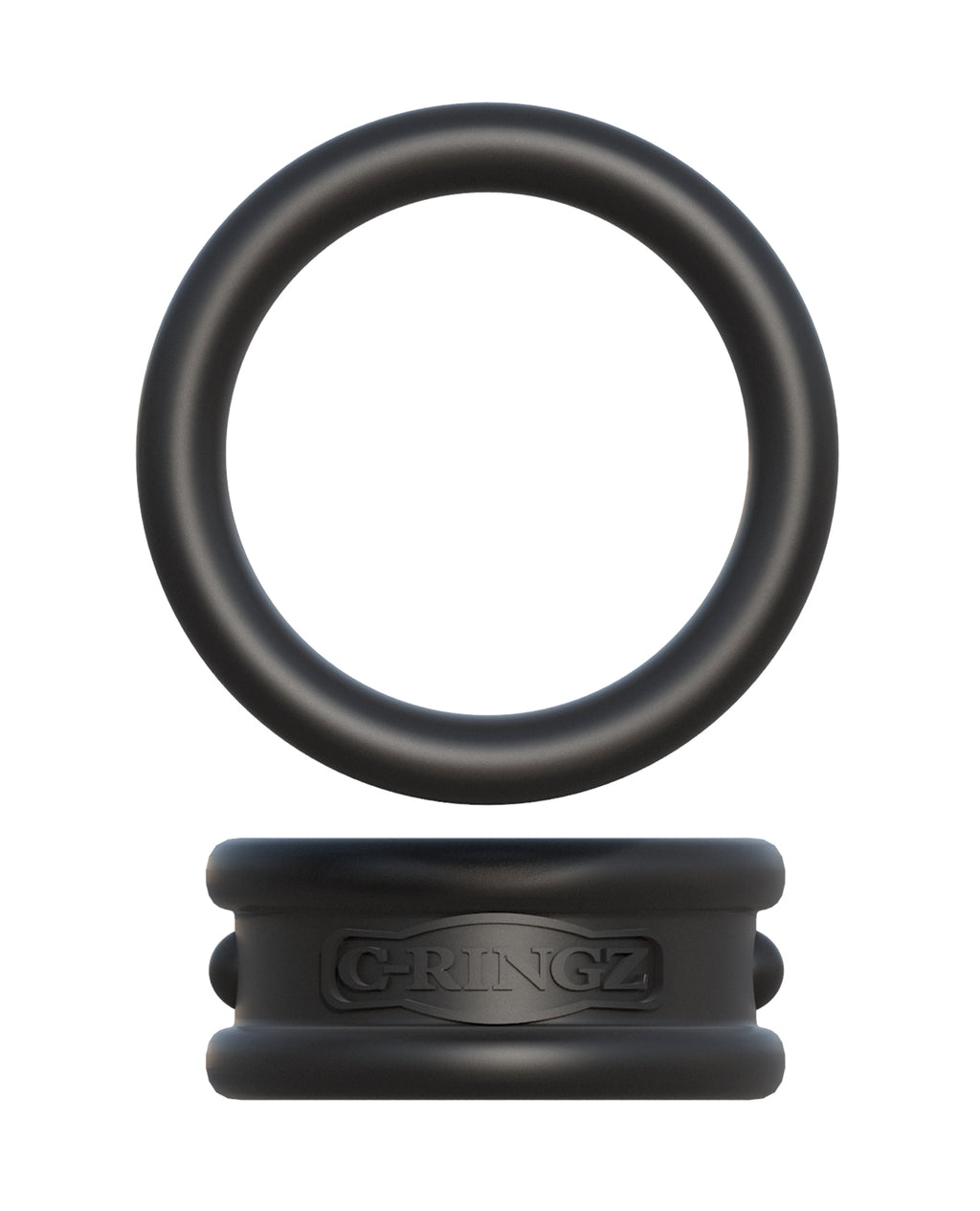 Fantasy C - Ringz Max Width Silicone Rings - Black