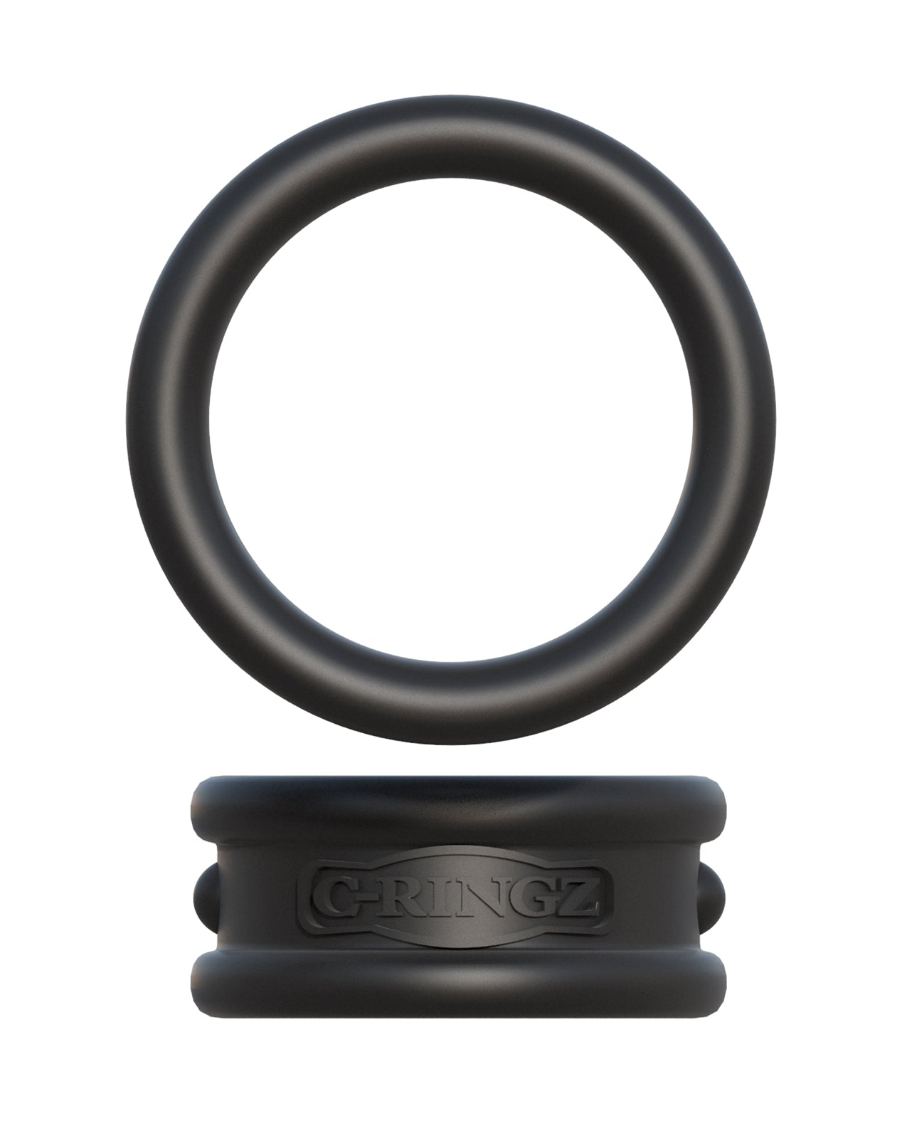 Fantasy C - Ringz Max Width Silicone Rings - Black