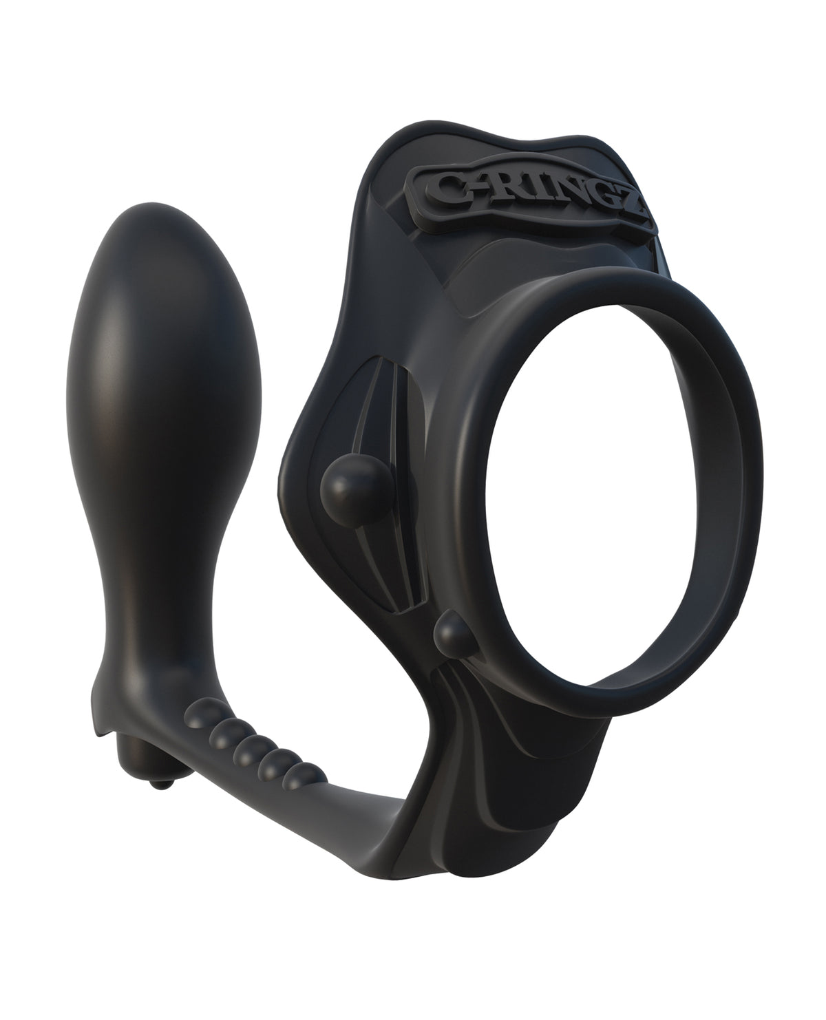 Fantasy C - Ringz Rock Hard Ass - Gasm Vibrating Ring - Black