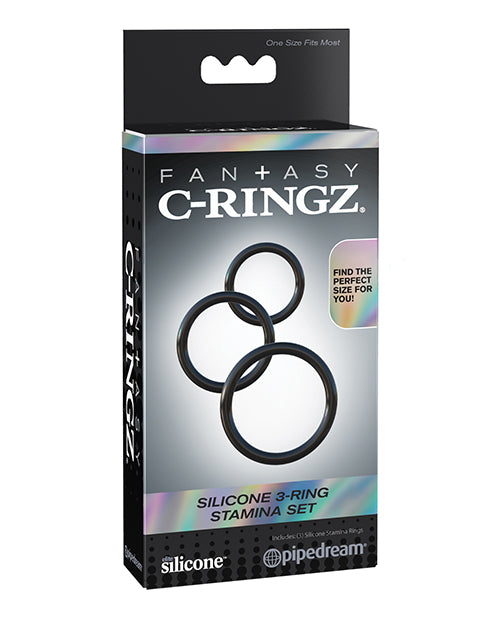 Fantasy C - Ringz Silicone 3 - Ring Stamina Set