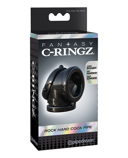 Fantasy C - Ringz Rock Hard Cock Pipe - Black