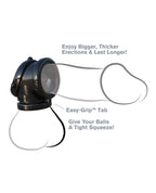 Fantasy C - Ringz Rock Hard Cock Pipe - Black