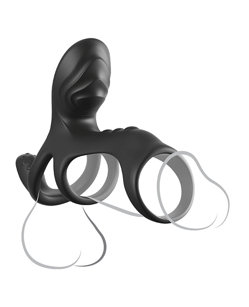 Fantasy C - Ringz Ultimate Couples Cage Max - Black