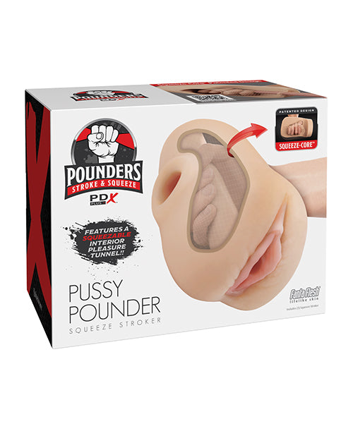 PDX Pussy Pounder Squeeze Stroker - Light