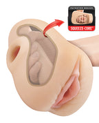 PDX Pussy Pounder Squeeze Stroker - Light