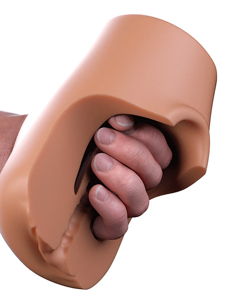 PDX Pussy Pounder Squeeze Stroker - Brown