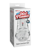 PDX Extreme Wet Pussies Super Luscious Lips Self - Lubricating Stroker - Frosted