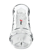 PDX Extreme Wet Pussies Super Luscious Lips Self - Lubricating Stroker - Frosted
