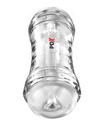PDX Extreme Wet Pussies Super Flip - A - Pussy Over Self - Lubricating Stroker - Frosted