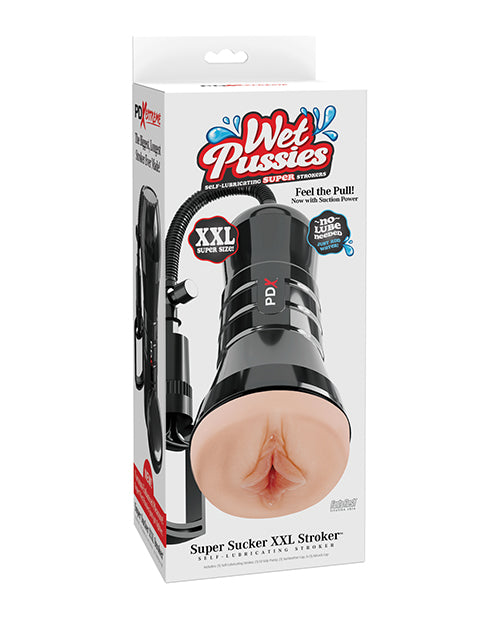 PDX Extreme Wet Pussies Super Sucker Stroker - Light