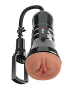 PDX Extreme Wet Pussies Super Sucker Stroker - Brown