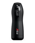 PDX Elite Suck - O - Matic Vibrating Stroker - Frosted/Black