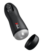 PDX Elite Suck - O - Matic Vibrating Stroker - Frosted/Black