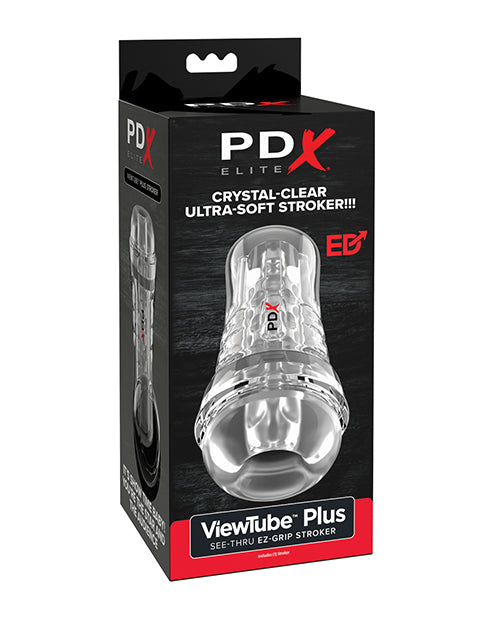 PDX Elite ViewTube See - Thru EZ - Grip Stroker - Clear