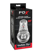PDX Elite ViewTube See - Thru EZ - Grip Stroker - Clear