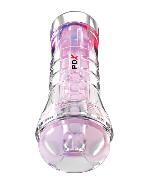 PDX Elite ViewTube See - Thru EZ - Grip LED Stroker - Clear