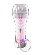 PDX Elite ViewTube See - Thru EZ - Grip LED Stroker - Clear