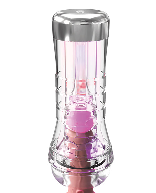 PDX Elite ViewTube See - Thru EZ - Grip LED Stroker - Clear
