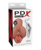 PDX Pick Your Pleasure Stroker - Tan