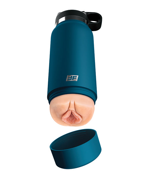 PDX Fuck Flask Private Pleaser Stroker - Light/Blue