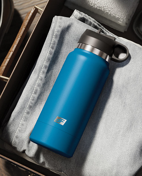 PDX Fuck Flask Private Pleaser Stroker - Light/Blue