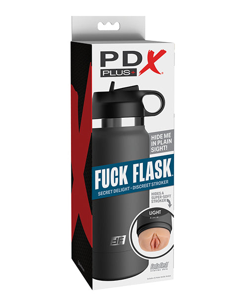 PDX Fuck Flask Secret Delight Stroker - Light/Grey