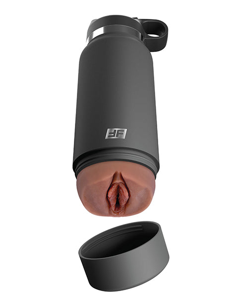 PDX Fuck Flask Secret Delight Stroker - Brown/Grey