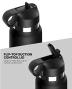 PDX Fap Flask Thrill Seeker Stroker - Frosted/Black
