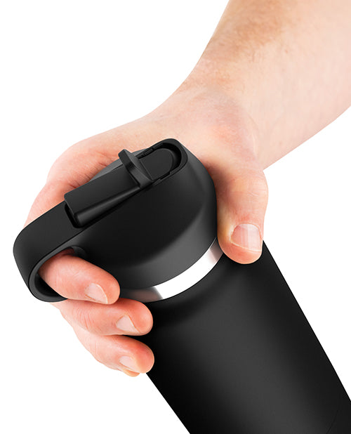 PDX Fap Flask Thrill Seeker Stroker - Frosted/Black