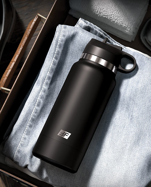 PDX Fap Flask Thrill Seeker Stroker - Frosted/Black