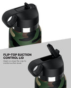 PDX Fap Flask Happy Camper Stroker - Frosted/Camo