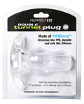 Perfect Fit Double Tunnel Plug - Clear