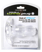Perfect Fit Double Tunnel Plug - Clear