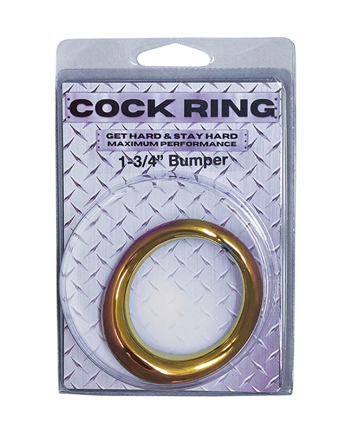 Plesur 1 - 3/4" Metal Cock Ring - Rainbow