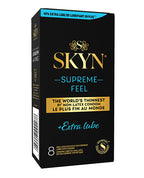 Lifestyles SKYN Supreme Feel Extra Lubrication Condoms - Box of 8