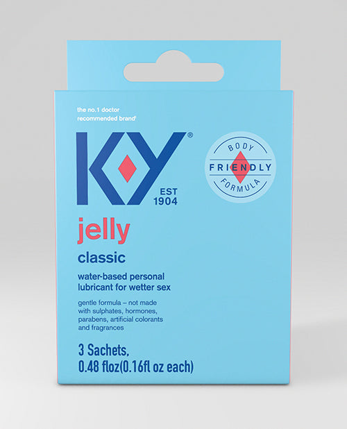 K - Y Water Based Jelly Lube - Pack of 3 Satchet