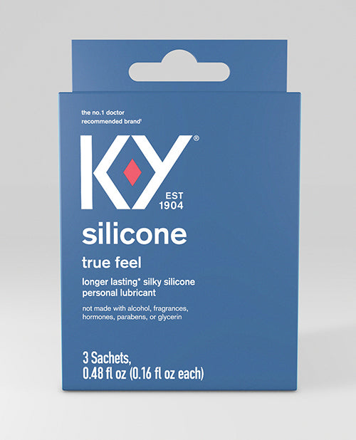 K - Y Silicone True Feel Lube Pack of 3 Satchet