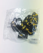 Playboy Bunny Gold Foil Halter Teddy - Black/Gold