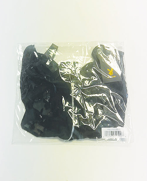 Playboy Bunny Charm Teddy - Black
