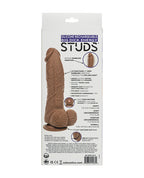 Silicone Rechargeable Big Dick Energy Studs - Brown